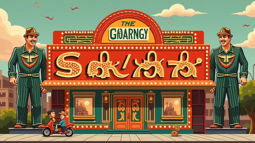 Art Deco soda advertising sign