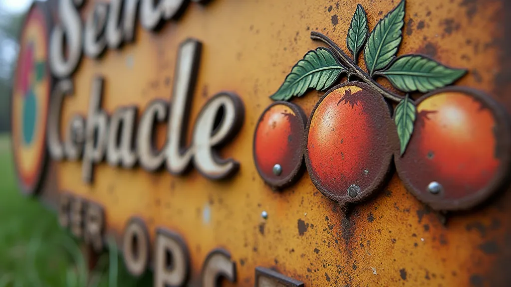 Vintage sign for a Georgia bottling company