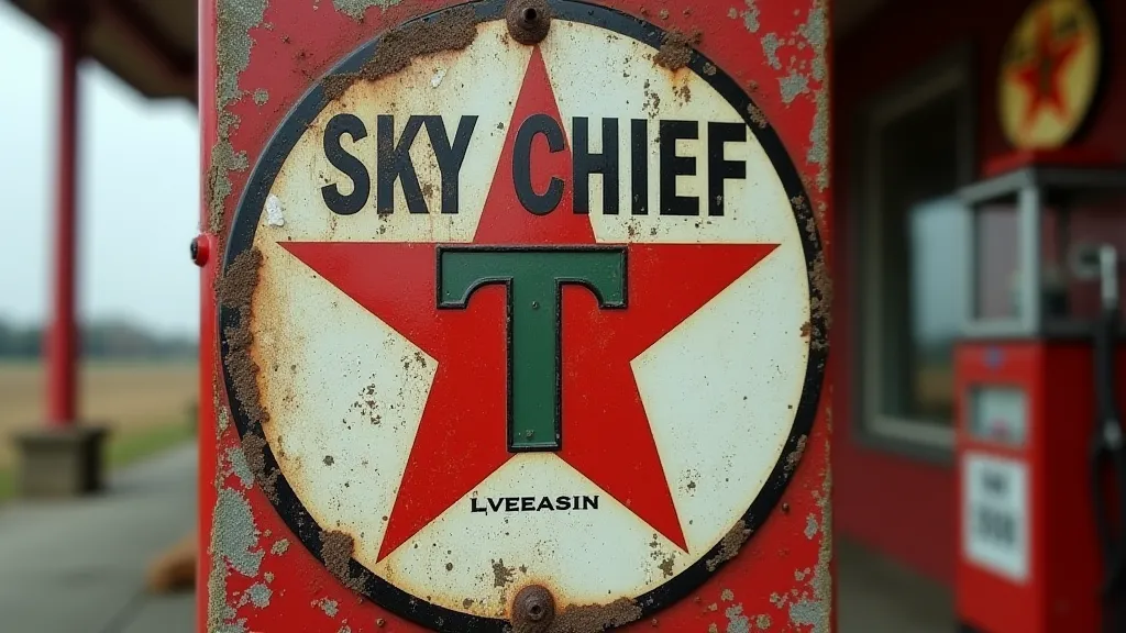 Texaco Sky Chief Sign