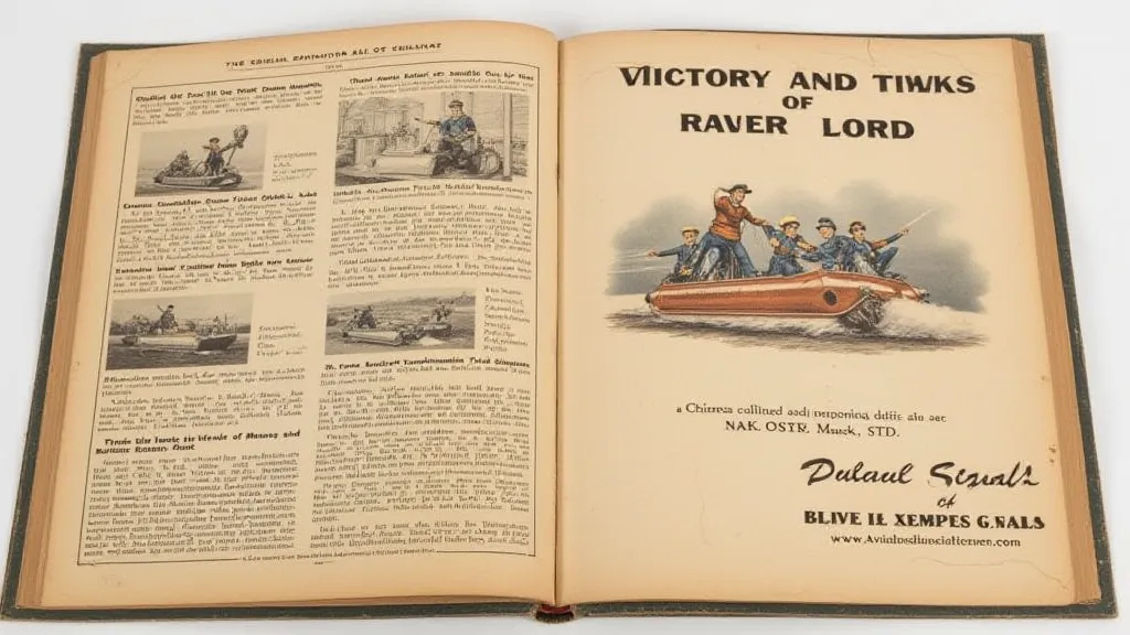 Vintage catalog showcasing original sign design